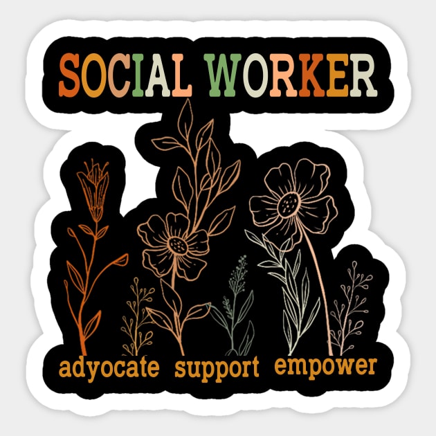 Social Worker - Social Work Month Sticker by iperjun